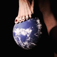 giantess earth giga space planet toes barefoot red_nails nail_polish digital_render bigiolax