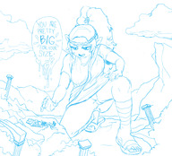 giantess monochrome sketch adventure_time canyon drawfriendsfriend