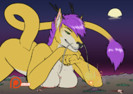 drawing giantess crush furry anthro dragon color blood multiple_sizes gore fireworks spokle eastern_dragon