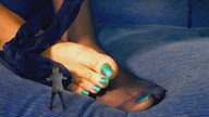 collage feet clothed nylons worship shrunken_man suit pedicure loryelle