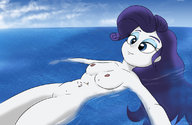 drawing nipples gentle giantess nude color ocean purple_hair my_little_pony rarity white_skin on_body equestria_girls made-in-donuts
