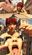 nude vore city elf red_hair stomach bones point_of_view pointed_ears digital_render madamemaeve female_pov nerwen