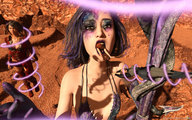 giantess vore fantasy elf looking_at_viewer digital_render adventurers madamemaeve