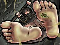 drawing crush panties feet upskirt black_hair color barefoot blood low_angle dress gore maiden shrunken_man point_of_view mspaintgts demons_souls maiden_in_black nexus