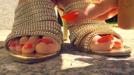 collage micro feet toes shrunken_man nail_polish toe_nails loryelle