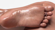 gentle toes barefoot sitting shrunken_man thighs digital_render gtstwist