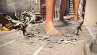 giantess feet city destruction barefoot rampage buildings domination street foot_crush giantesses women onlookers digital_render lfcfan papayoya ascension cracks broken_asphalt shock_wave