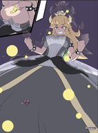 drawing growth giantess horns color cleavage mario crown gamefreakdx between_breasts bowsette super_crown