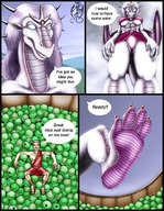 drawing giantess dragoness anthro color anime story paws foot_crush dragonesslife aya