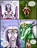 drawing giantess dragoness color anime story paws foot_crush dragonesslife aya eve