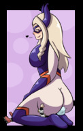 drawing giantess horns blonde color large_breasts long_hair butt butt_crush domination facesitting costume daisy-pink71 my_hero_academia mt._lady tomura
