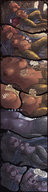 breasts nipples karbo vore blushing sleeping sequence digestion belly day night inside_stomach harpy trees burp waking_up burping stomach_noises