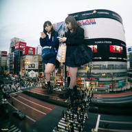 giantess collage city asian giantesses crowds kyojingirls