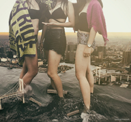 giantess collage city swimsuit bridge destruction cleavage asian giantesses towel kyojingirls