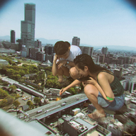 giantess collage city destruction barefoot brunette asian reaching giantesses crouching kyojingirls