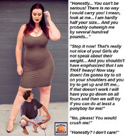 collage long_hair barefoot high_heels brunette domination dress mini_giantess squatting shorts standing pedicure shirt dialogue squeezemeflat