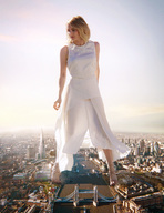 giantess collage feet city blonde bridge buildings dress london river white_dress docop emma_roberts