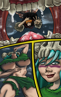 breasts drawing giantess vore color inside teeth anime huge_breasts