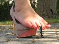 collage feet toes high_heels shrunken_man suit between_toes pedicure up_close msku
