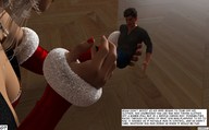 gentle blonde long_hair handheld cleavage bra story shrunken_man undressing manicure digital_render narration aaabbbzzz