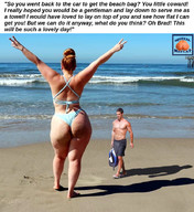 bikini collage beach story shrunken_man squeezemeflat