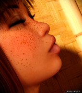 vore lips elf face shrunken_man advertisement sucking emma freckles digital_render ashkiiwolf