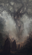 drawing nude city mega fantasy dryad forest trees mother_nature tree_girl jesse_keisala