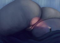 drawing pussy color butt lying_down unaware shrunken_man painting standing ant-man shaven light marvel_comics heckincerbskies