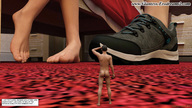 feet butt barefoot story shrunken_man naked_man women standing ilayhu digital_render giantess-erodreams2 narration
