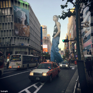 giantess collage city jeans asian kyojingirls
