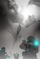drawing giantess pussy handheld looking_down licking_lips weapons