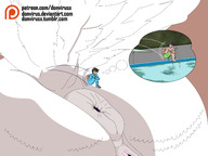 drawing furry tail color butt shrunken_man jumping donvirus imminent_anal_insertion