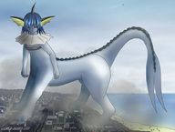 drawing giantess crush furry city mega color destruction anime stampydragon vaporeon vapour_taur