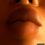 micro lips shrunken_people close_up digital_render ashkiiwolf safyia