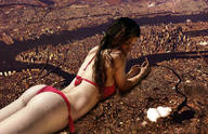 bikini giantess collage city mega butt buildings brunette lying_down clouds athletic new_york_city redcoffee1 anllela_sagra