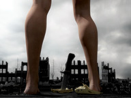 giantess crush city destruction barefoot buildings tank domination foot_crush war standing knife digital_render justanotherperson032