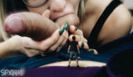 collage penis glasses couple blowjob shrunken_man long_nails testicles rings green_nails sfxhh3 ball_sucking