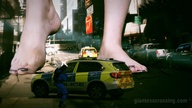 giantess crush collage feet city destruction barefoot police loryelle