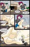 drawing giantess feet manga color barefoot anime purple_hair story boots foot_crush chibichan cruel roxy
