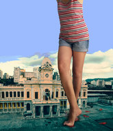 giantess crush collage city barefoot blood foot_crush insetosonhador