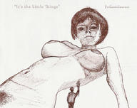 drawing nude monochrome short_hair looking_down voluminous torch no_background