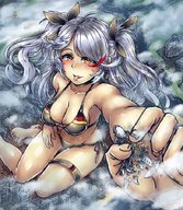 bikini drawing giantess city mega color destruction barefoot cleavage airplane finger_crush embernaga
