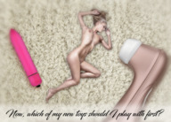 collage nude blonde lying_down shrunken_woman sex_toy