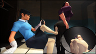 butt skirt sitting team_fortress_2 shrunken_woman giantesses femscout digital_render miss_pauling source_film_maker prauvjacque zhanna