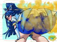drawing skirt pretty_cure fart entrapment outline magical_girl yes_precure_5 between_buttcheeks trapped_between_asscheeks swampyart precure minazuki_karen