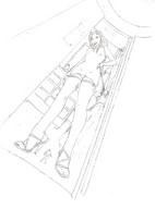 drawing giantess upskirt anime shrunken_men pencil_drawing floor_pov