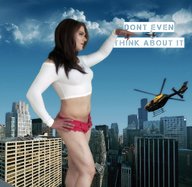collage city mega long_hair giant male helicopter brunette smiling shorts jets outdoors m31 crossdressing pointing skimpy_clothing bare_midriff