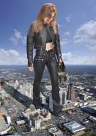 giantess collage city destruction handheld brunette unknown_artist foot_crush looking_down bella_thorne