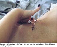 collage nude masturbation story shrunken_man legs_spread dialogue sfxhh3