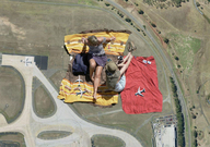 giantess collage mega blonde long_hair ponytail sitting airplane giantesses e10 flip_flops aerial